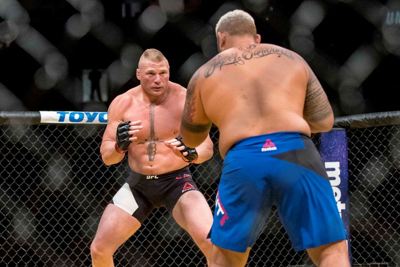 Lesnar’s in-competition sample also tested positive, says UFC