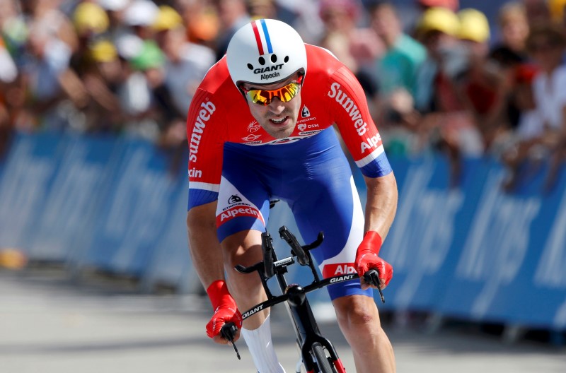 Olympic time trial favorite Dumoulin crashes out of Tour