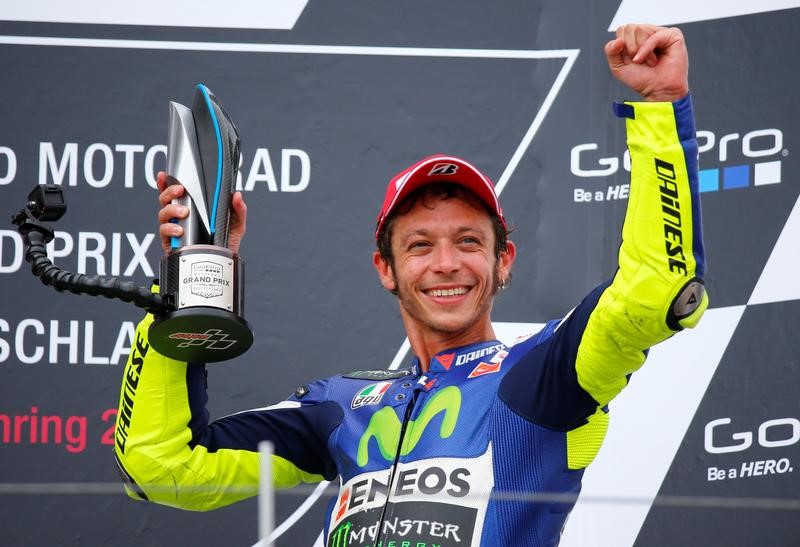 Motorcycling: Rossi ‘comfortable’ in wet Aragon practice
