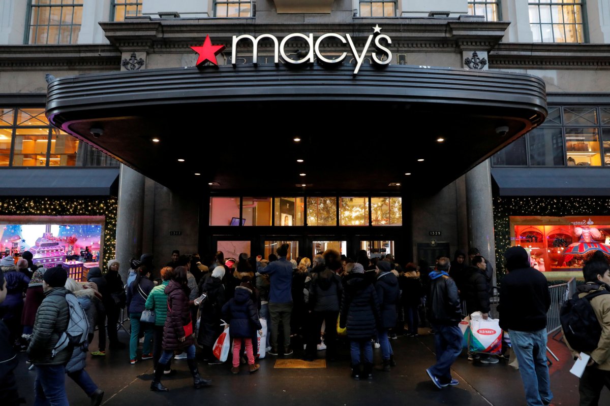Macy’s shares jump at first sign of sales turnaround