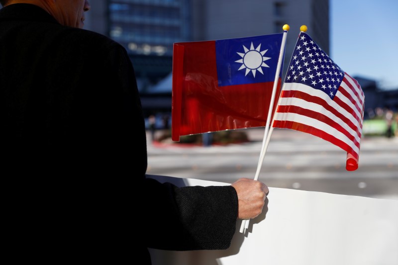 China warns Taiwan playing with fire over U.S. bill