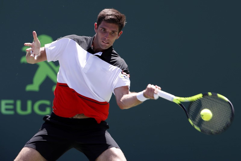 Tennis: Delbonis wins in Indian Wells, earns showdown with Federer