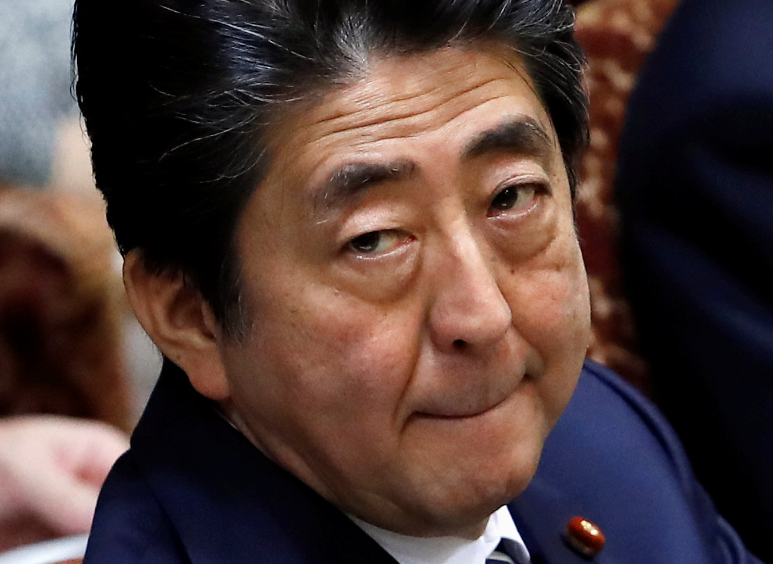 Polls show about half of Japanese voters don’t support PM Abe’s Cabinet