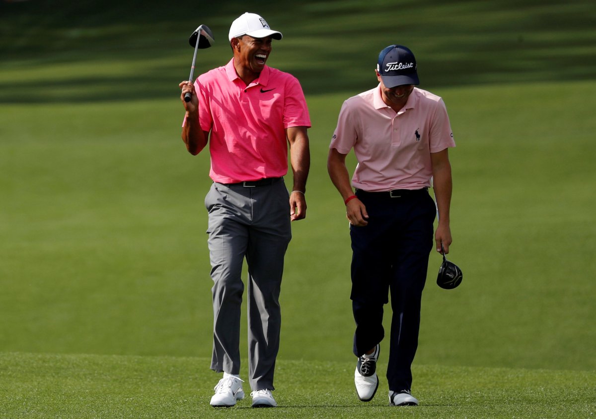 Sneaky Thomas grabs Masters tips from Woods and Couples