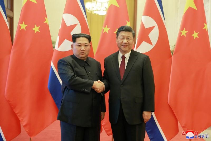 North Korea’s Kim told Xi he wanted to resume six-party disarmament talks: