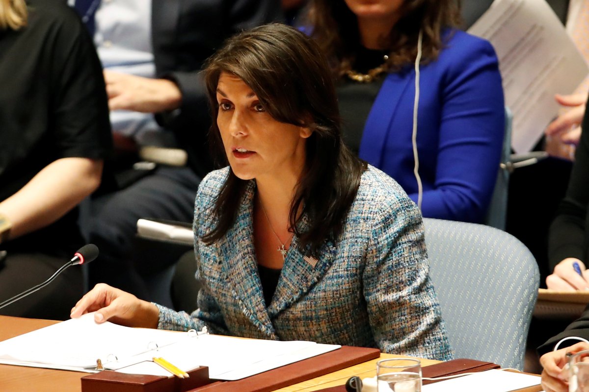 U.S. envoy Haley says she shares Bolton’s disdain for U.N.