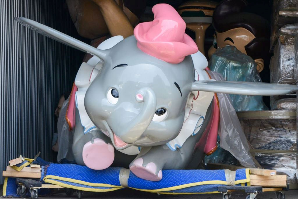 Dumbo flies off for $483,000 in $8.3 million Disneyland auction