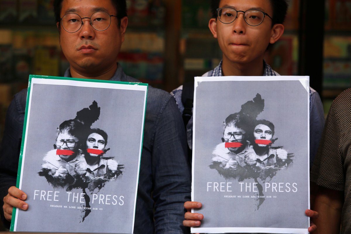 Myanmar group founded by prominent dissident urges release of Reuters
