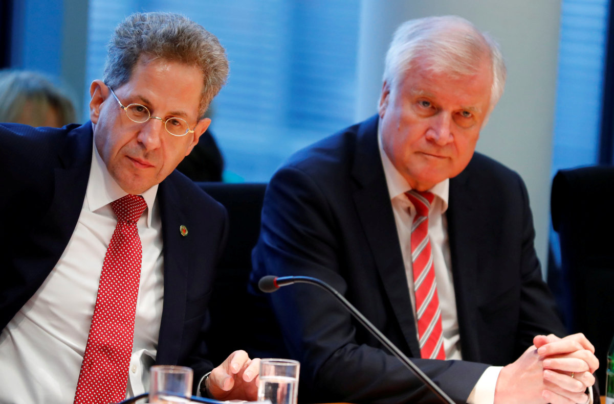 Divided German leaders to meet next week over spymaster’s future