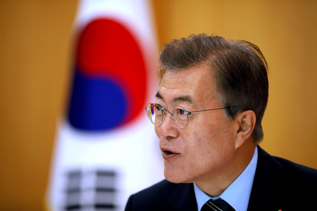At summit, South Korea’s Moon seeks to play ‘chief negotiator’ between Kim,