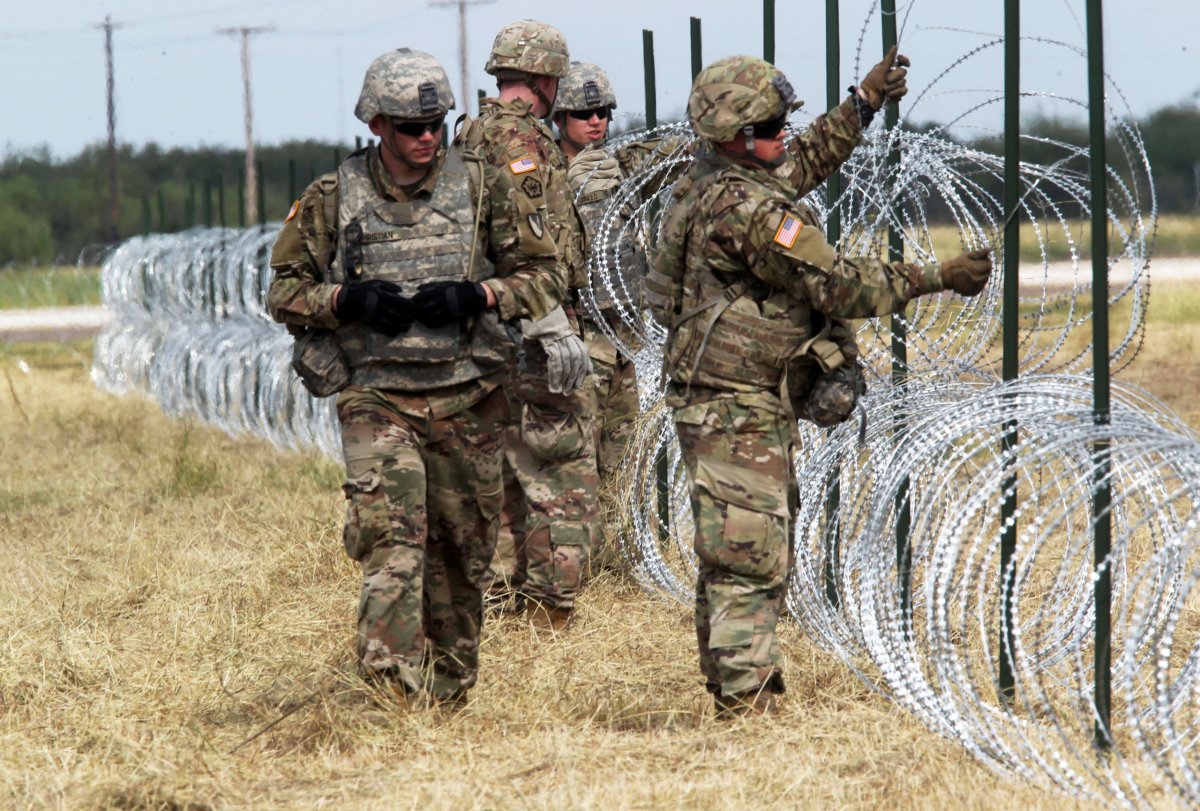 Exclusive: Pentagon balked at U.S. border troops building detention