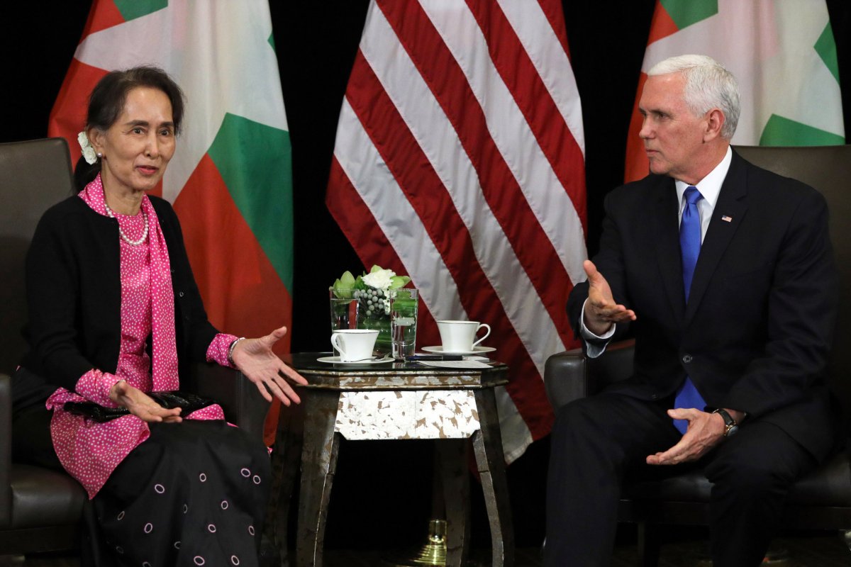 Pence presses Myanmar’s Suu Kyi to pardon Reuters journalists: official