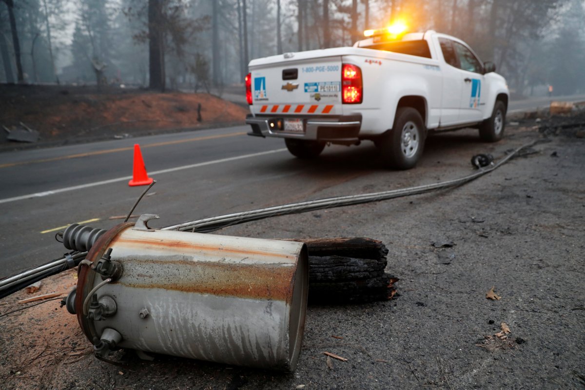 PG&E reports another outage on morning when California fire started