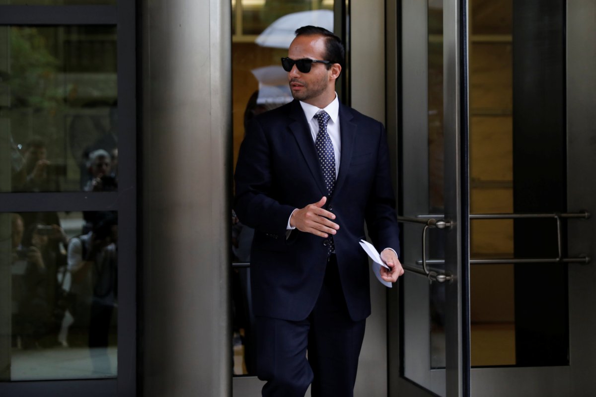U.S. judge orders former Trump campaign adviser Papadopoulos to jail