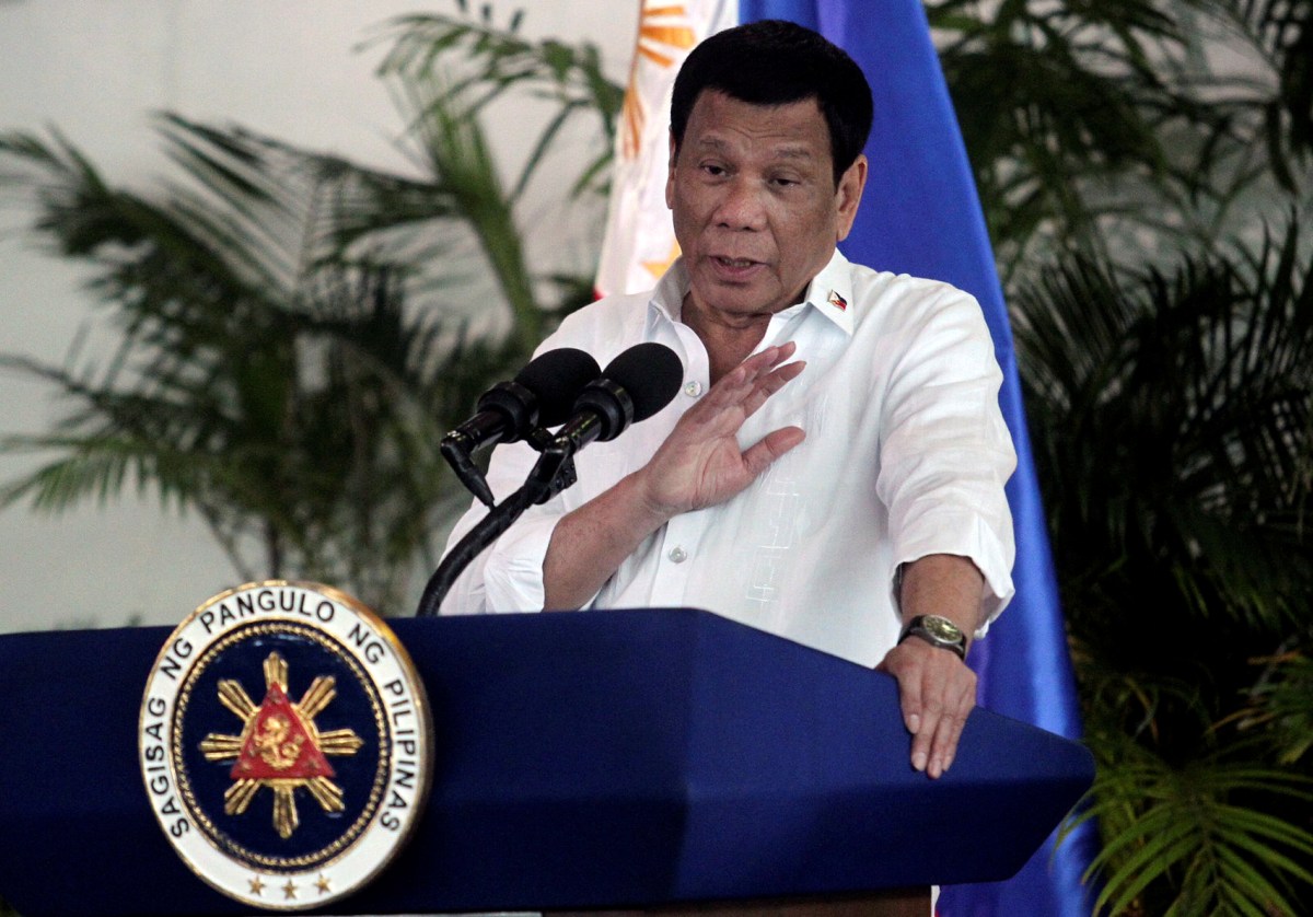 Philippine leader slammed over threat to create ‘Duterte death squad’