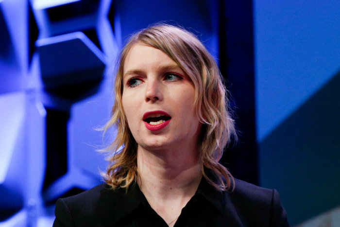 FILE PHOTO: Chelsea Manning speaks at the South by Southwest festival in Austin, Texas, U.S., March 13, 2018.