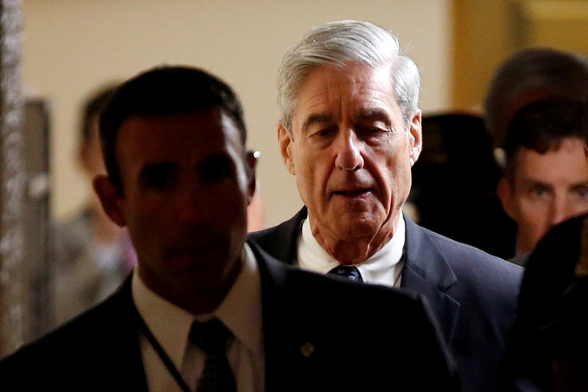 Under heavy fire from Trump, Mueller soldiered on in Russia probe