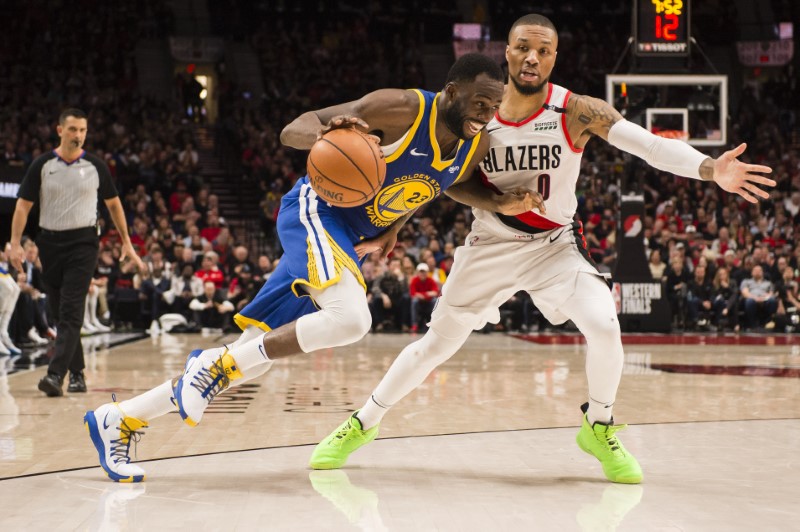 Warriors look to complete sweep of Trail Blazers
