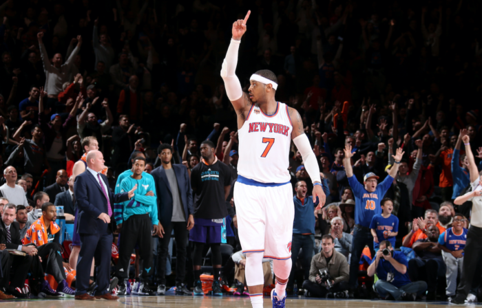Carmelo Anthony. (Photo: Getty Images)