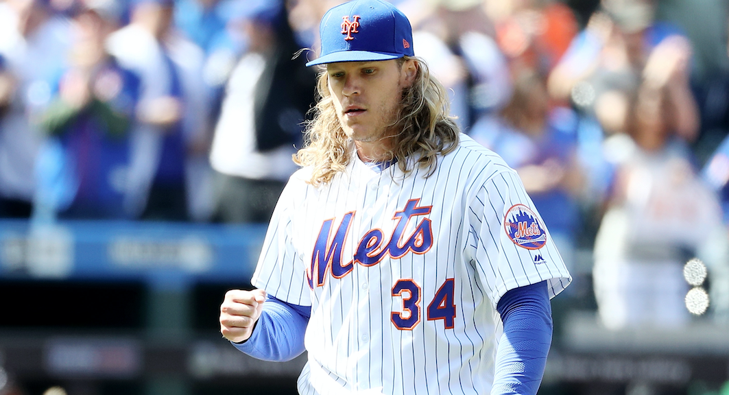 Noah Syndergaard pulled from Mets game with blister on middle finger