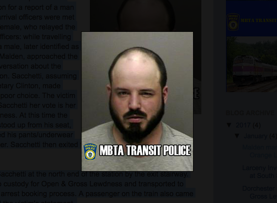 Malden man exposes himself on Orange Line train because victim ‘voted for