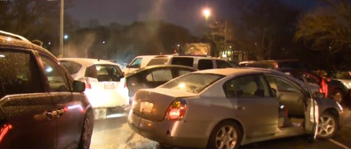 Icy roads in Boston area cause multi-car crashes, transit delays