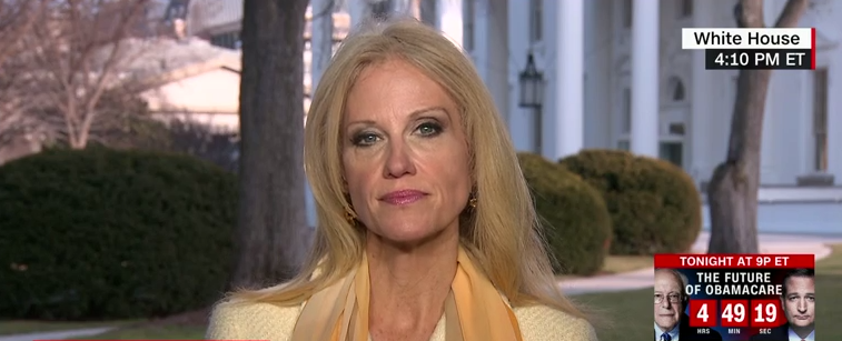 Conway concedes to some White House falsehoods in new interview