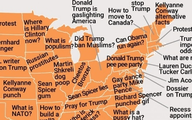 What your state has been Googling since Election Day