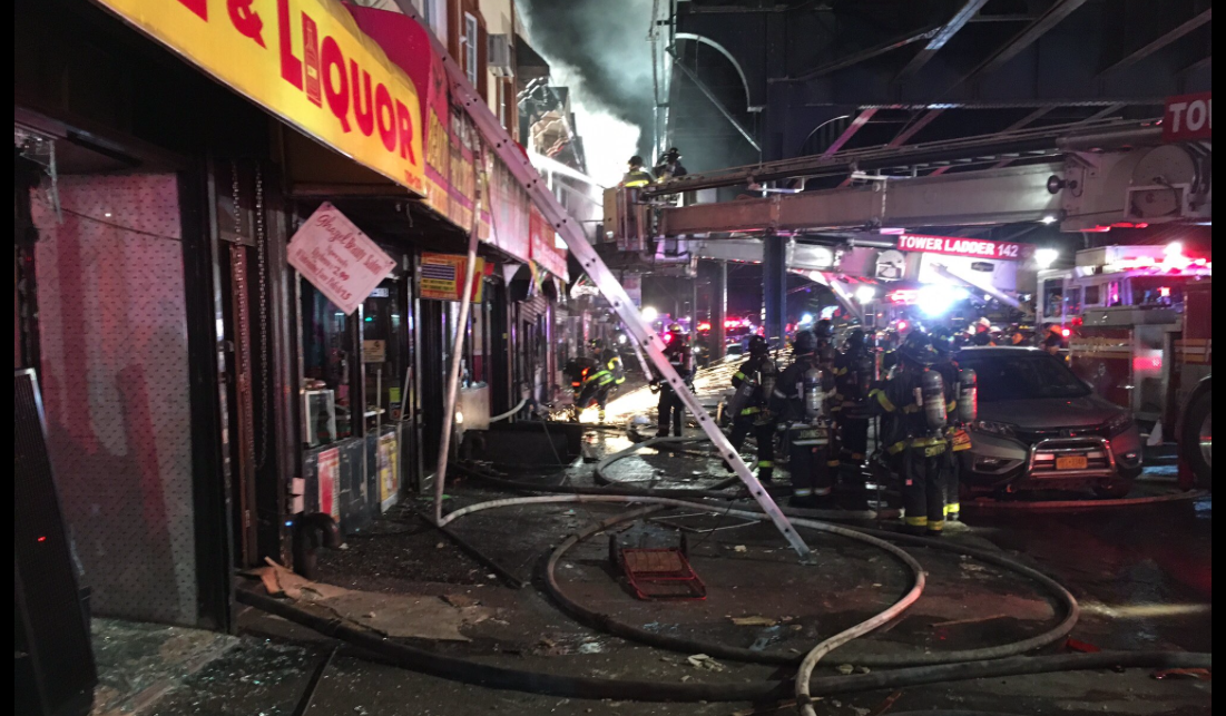 Queens fire engulfs 13 buildings