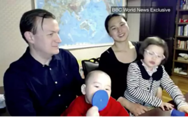 Meet the family behind that viral BBC video