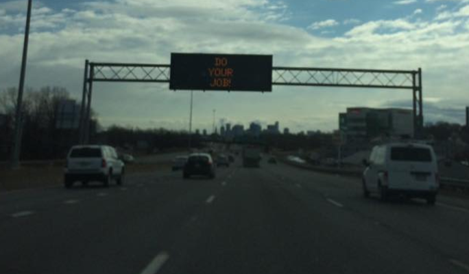 Traffic billboard on I-93 in Boston quotes Bill Belichick: ‘Do your job!’