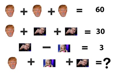 Can you solve this Trump math problem?