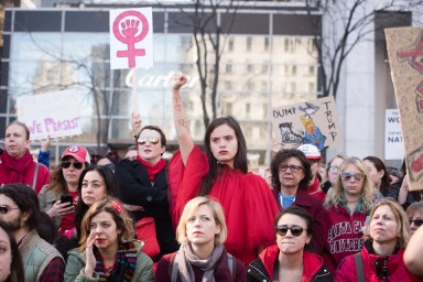 PHOTOS: NYC gathers for ‘A Day Without A Woman’ rally