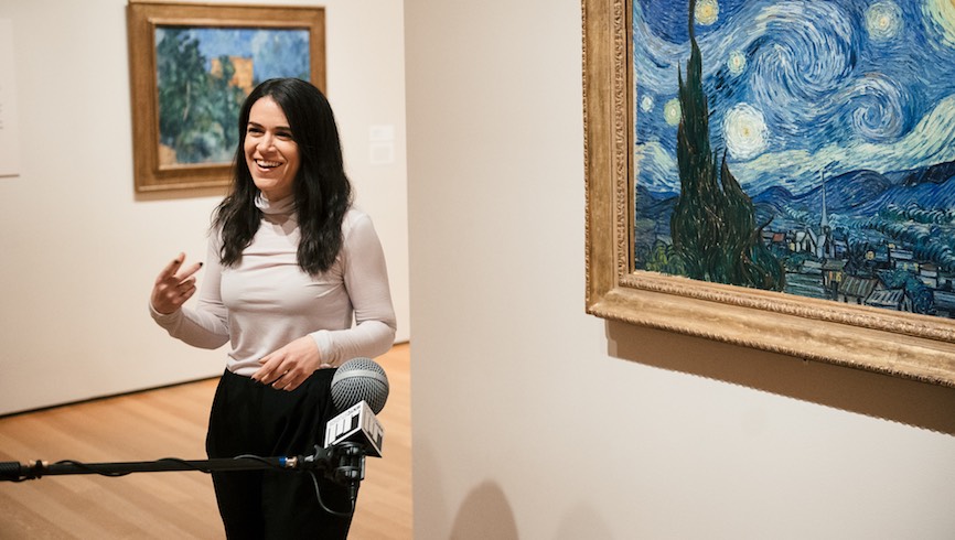 Hanging at MoMA with Abbi Jacobson