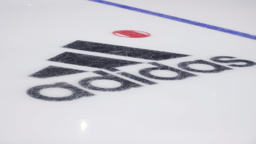 Adidas logo at World Cup of Hockey. (Phogo: Getty Images)