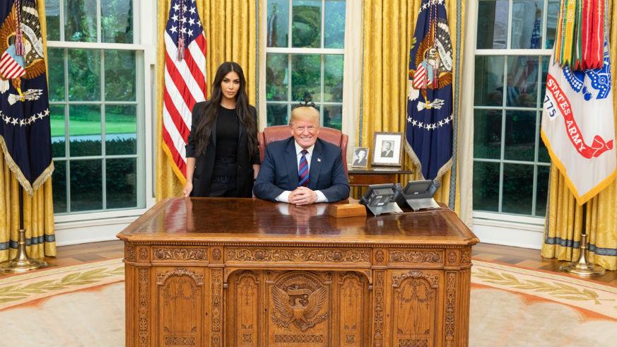 President Trump frees Alice Marie Johnson thanks to Kim Kardashian.