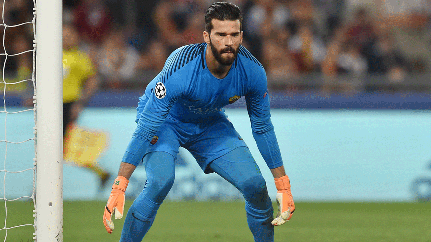 Roma and Brazilian goalkeeper Alisson could be on his way to Liverpool this summer. (Photo: Getty Images)