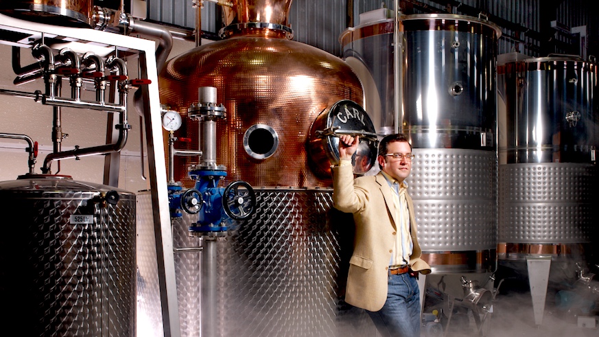Allen Katz, the co-founder of New York Distilling Company. He likes his rye whiskey neat.