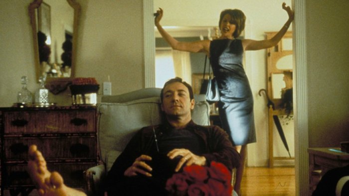 Kevin Spacey and Annette Bening in American Beauty