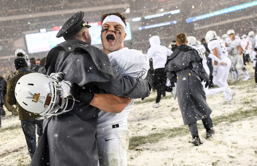 Army got the best of Navy in last year's snowy tilt. Getty Images