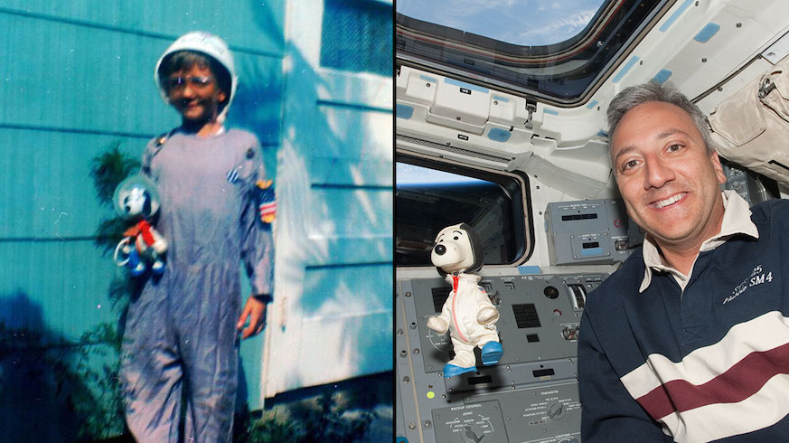 astronauts personal items in space exhibit intrepid museum