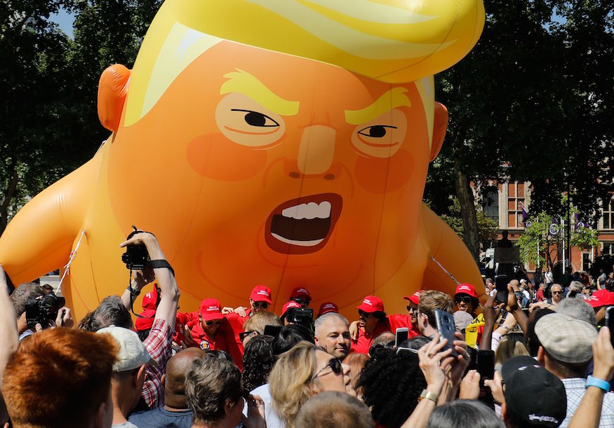Baby Trump blimp is coming to America