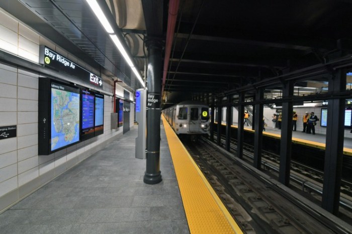 MTA unveils new Bay Ridge Avenue R station after six-month closure.
