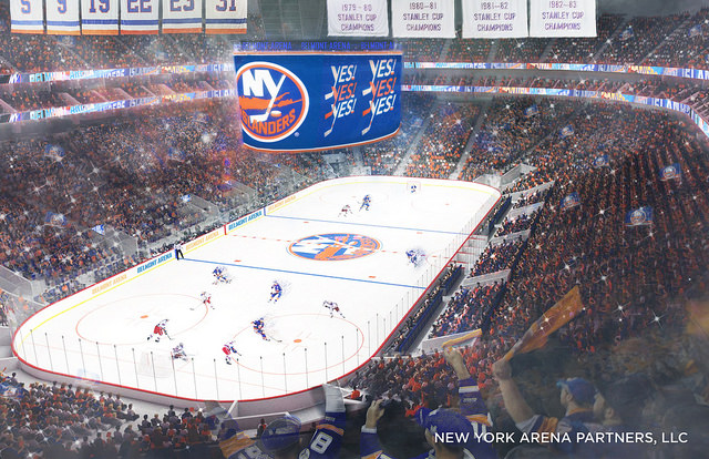 Ground is expected to break on the new Islanders arena this summer. (Photo: New York Arena Partners, LLC.)