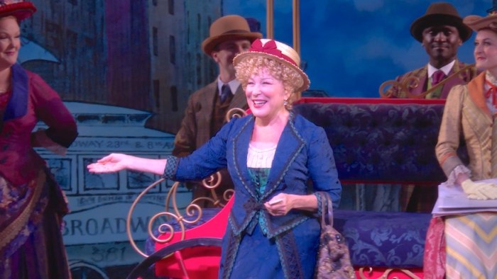 Bette Midler is back in the title role of Dolly Levi in Hello, Dolly! on Broadway staring July 17.
