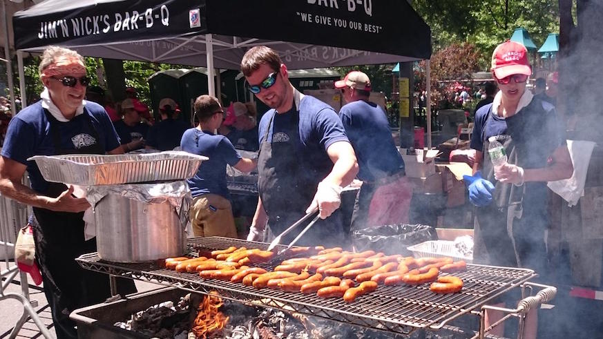 The Big Apple Barbecue Block Party takes over Madison Square Park on June 9-10 this year. Credit: Facebook