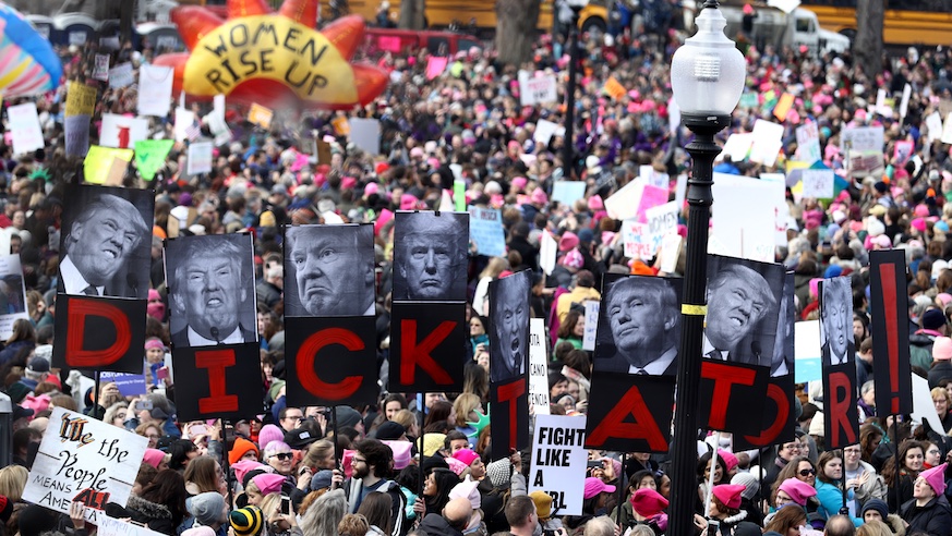 trump women's march
