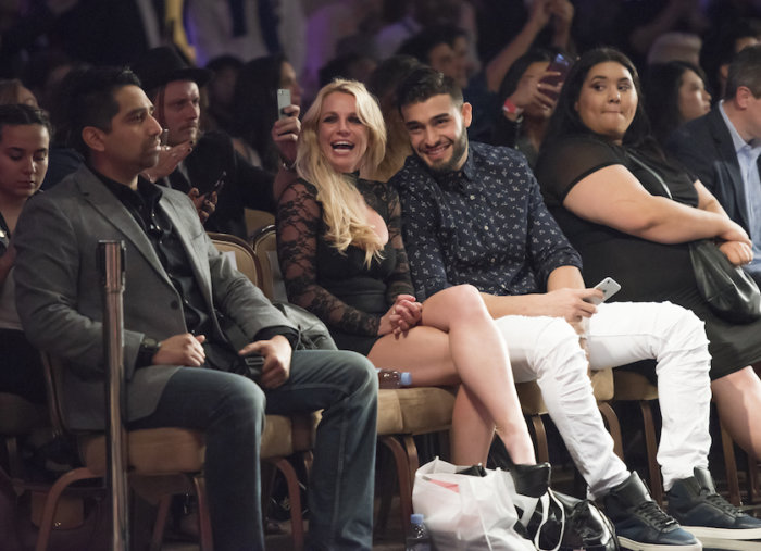 Britney Spears Sam Asghari Fashion Show