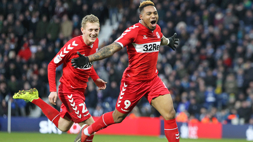 Britt Assombalonga of Middlesbrough will be featured in FA Cup action. (Photo: Getty Images)