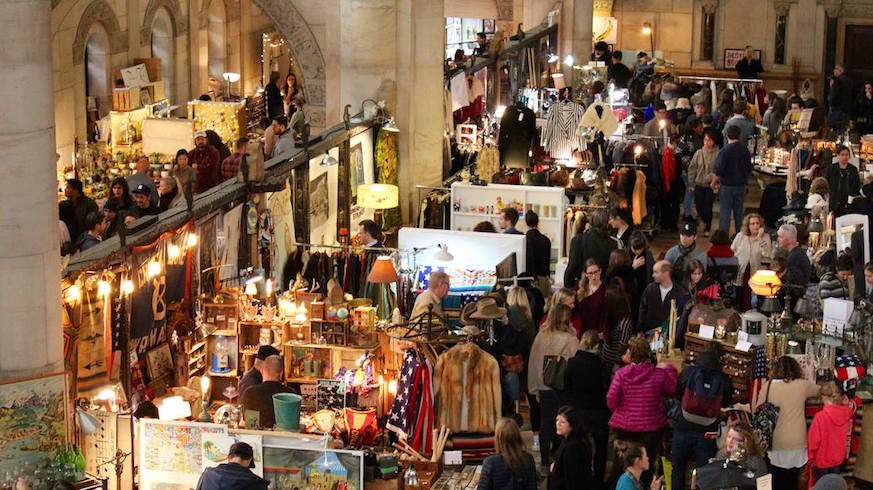 Brooklyn Flea weathered the winter at Skylight One Hanson last year, but the SoHo location will be year-round. Facebook